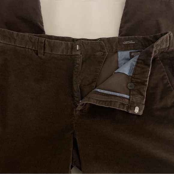 Black Brown 1826 Men’s Corduroy Pants Trousers Size 38 Brown - Picture 4 of 9